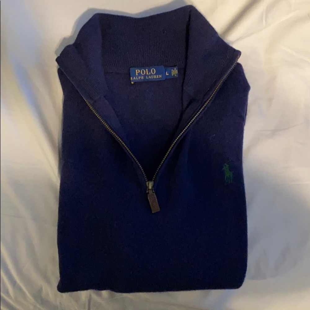 Polo Ralph Lauren Half Zip Merino Sweater